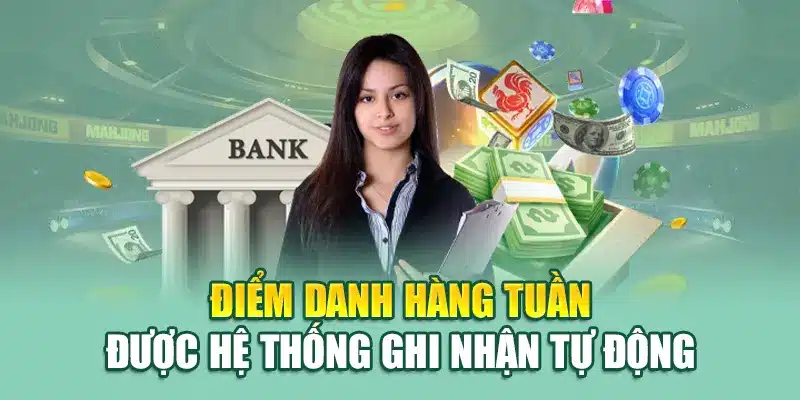 Điểm danh hàng tuần được hệ thống ghi nhận tự động