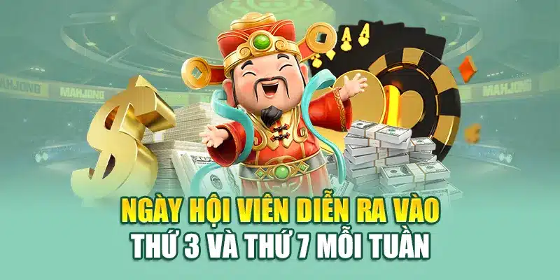 Ngày Hội Viên 79king – Ưu Đãi Tri Ân Hấp Dẫn Mỗi Tuần 1 Ngày hội viên diễn ra vào thứ 3 và thứ 7 mỗi tuần