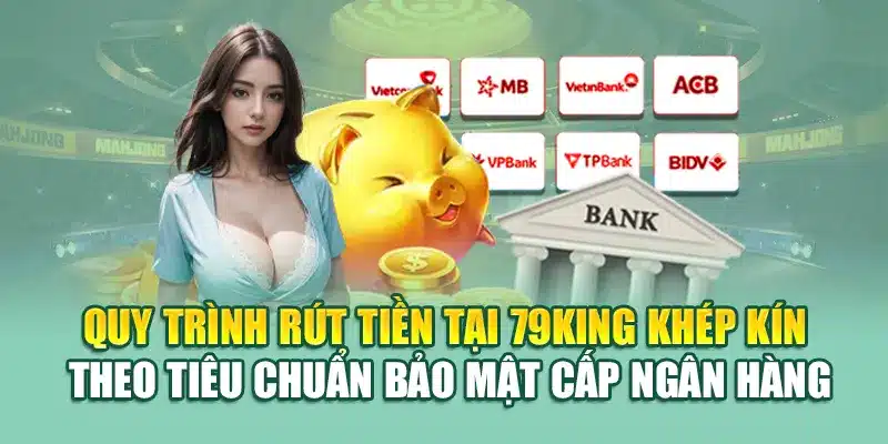 Quy trình rút tiền tại 79King khép kín theo tiêu chuẩn bảo mật cấp ngân hàng
